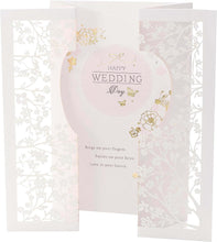 UK Greetings Wedding Day Congratulations Card - Beautiful Pop-Up Design, Multi, 149 x 229 mm