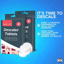 8pk Kettle Descaler Tablets  Kettle Limescale Remover Kettle Descaler Sachets  Steriliser Descaler for Kettle Tablets  Iron Descaler for Steam, Kettle Cleaner, Coffee Machines