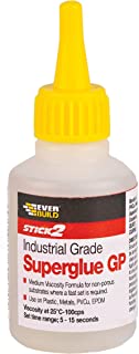 Everbuild CYN50 Stick 2 Industrial Grade General Purpose Superglue, Clear, 50 grams