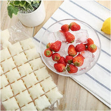 2 Pack 480 Ice Cubes Disposable Ice Bag Seal Ice Bags Freezing Maker Ice Mould Freezer Bags