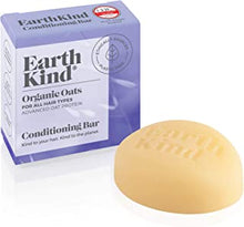 EarthKind Organic Oats Conditioning Bar, Moisturising Solid Conditioner Bar for Hair, Sulfate Free, Plastic Free & Vegan, All Hair Types, Gentle for Daily Use, Natural Ingredients – 50g