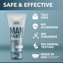 Super Fresh Ball Deodorant for Men by SweatBlock  Prevent Sweaty Man Parts & Odor (Balls, Butt and Groin)  Talc-Free  Lotion-to-Powder, No Mess, Quick-Dry Formula  4 fl oz Tube