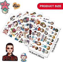 Temporary Tattoos for Strangr things, 8 Sheets 200+ PCS Movie Series Birthday Party Supplies Favors Super Cute Fake Tattoos Stickers Party Decorations for Children Boys Girls Kids School Gifts