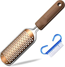 Foot File for Hard Skin Callus Remover - Large Foot Rasp Colossal Foot Scrubber Professional Stainless Steel Pedicure File for Wet and Dry Feet