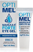 Optimel Manuka Honey Forte Eye Gel 10g - Dry Eye Treatment & Relief Eyelid Gel - Blepharitis, Corneal