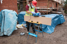 Silverline TB01 Portable Folding Workbench, Brown, 100kg