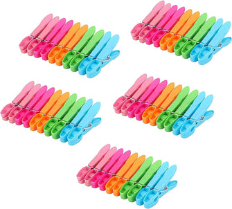 MUFEKUM 50 PCS Non Slip Laundry Clothes Pegs for Washing Line, Long Lasting & Reusable Washing Pegs, Strong Grip Laundry Pegs Clothes Clips for Clothes, Jeans, Socks, Tea Towel and Photos