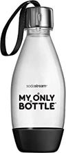 SodaStream My Only Bottle 500 ml Reusable BPA Free Water Bottle for Carbonating, Dishwasher Safe and UV Resistant Multi Use - Black