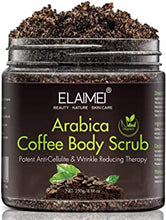 Natural Coffee Scrub with Organic Coffee Body Scrub, Best Acne, Anti Cellulite and Stretch Mark treatment, Spider Vein Therapy for Varicose Veins & Eczema