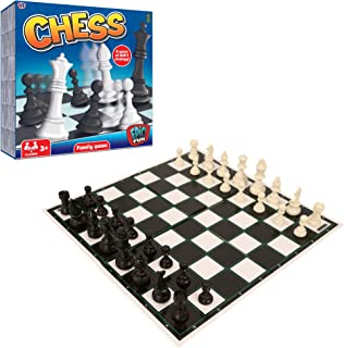 HTI Toys Traditional Chess Set Board Game | Fun Board Games Toys For All The Family | Perfect for Birthday Parties, Family Parties, Holiday Games | Perfect & Fun Gift For Any Child | Ages 3+