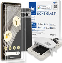 [2 DOME +1 CAM PACKAGE] Whitestone Dome Glass Screen Protector for Google Pixel 7 PRO (2022), Full Tempered Glass Shield with Liquid Dispersion Tech [Easy to Install Kit] Camera Film Protector - 2pack