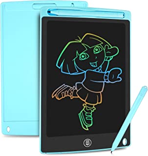 HOMESTEC Colourful LCD Writing Tablet,8.5 inch Drawing Board Graphic Tablet Lock-Key Handwriting Doodle Drawing Pad Kids Toys Gifts for Boys Girls(Blue)