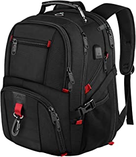 MATEIN Laptop Backpack 17 Inch, Extra Large Travel Laptop Backpack Bag, 50L Water Resistant Work Business Laptop Backpack with USB Charging Port, Anti Theft Computer Rucksack School Gift for Men Women