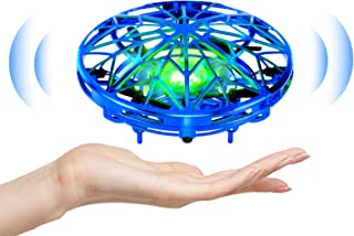 kizplays UFO Mini Drone, Kids Toys Hand Controlled Helicopter RC Quadcopter Infrared Induction Remote Control Aeroplanes Flying Toy for Boys Girls