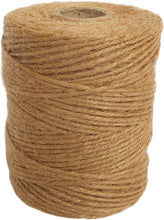 ANSIO Jute Twine, 333 feet Jute String 3 ply 2mm Thickness, Jute Rope for Decoration Garden Floristry DIY Arts Bundling Crafts & Wrapping - Brown