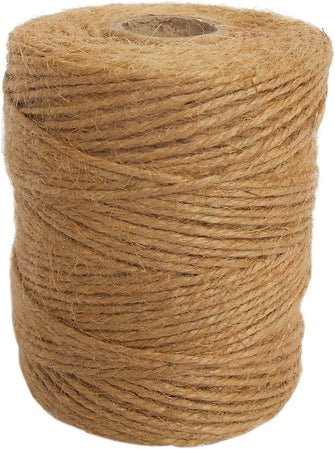 ANSIO Jute Twine, 333 feet Jute String 3 ply 2mm Thickness, Jute Rope for Decoration Garden Floristry DIY Arts Bundling Crafts & Wrapping - Brown