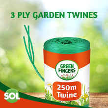 250m Garden Twine Natural Green  Durable Garden String  Green Garden Twine for Plants  Green Garden String Twine  Polypropylene Twine  Gardening String  Green String  Plant String  Green Twine