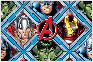 Marvel Avengers Party Table Cover Birthday Tableware Supplies, 180cm