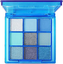 Mysense Blue Eyeshadow Palette Glitter Eye shadow Makeup ,Blue Sparkle Shimmer Eyeshadow Blue Shiny Eyeshadow Glitter Waterproof Pallete, Silver Grey Light Dark Glitter Blue Eye Eyeshadow Make Up