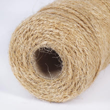tenn well Thin Jute String, 328 Feet Brown Twine Garden String for DIY Crafts, Gift Wrapping, Floristry and Gardening Decoration