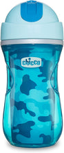 Chicco Thermal Insulated Sports Glass with Straw (Blue)