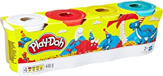 Play-Doh 14073 Assortment Colour Classic Tubs (Pack of 4)