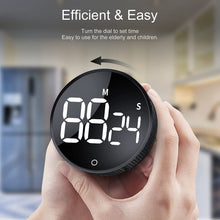 Digital Kitchen Timers, Visual timers Large LED Display Magnetic Countdown Countup Timer for Classroom Cooking Fitness Baking Studying Teaching, Easy for Kids and Seniors Black