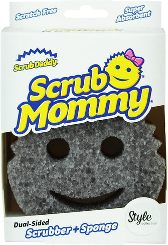 Scrub Daddy Scrub Mommy, Style Collection, Dual Sided Cleaning Sponges, Washing Up, Kitchen, Dish Sponge, as Used by Mrs Hinch, Alternative Products to Non Scratch Scourers, FlexTexture Firm & Soft