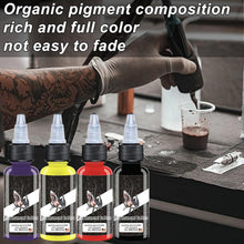 Tattoo Ink Set (1oz 15ml/Bottle) - SNDE Pigment Kit, 16 Color Professional Grade Permanent Pure Pigment for Makeup, and Body Art