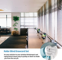 Roller Blind Fittings,25mm Child Safe Plastic Spare Roller Blind Replacement Repair Kit ,Curtain Roller Blind Accessories with Beaded Chain Spare Kit for Curtain Rods/Blackout Roller Blind Brackets