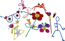 Kids B Crafty 100 Pipe Cleaners, Pipe Cleaners For Craft, Felt Covered, Chenille Craft Pipe Cleaners 30cm X 4mm 10 Assorted Colours, Craft Supplies, Schools