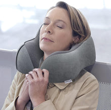 Travel Pillow Memory Foam Neck Pillow Lightweight Quick Pack for Airplane Train Car Neck Support Pillow for Travel Camping