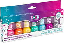 Three Cheers For Girls by Make It Real Rainbow Kids Nail Varnish Set - Includes 7 Colours for Each of the Week - Gifts for Girls Ages 8-12