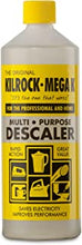 Kilrock Mega-K Multi-Purpose Descaler 1 Litre - Limescale Descaling for Kettles, Shower Heads & Coffee Machines - Biodegradable and Phosphate Free