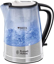 Russell Hobbs 22851 Brita Filter Purity Electric Kettle, Illuminating Filter Kettle with Brita Maxtra+ Cartridge Included, 3000 W, 1.5 Litre, Plastic