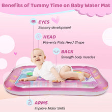 Inflatable Tummy Time Water mat, Baby Water Play Mat Sensory Toy Early Development, Baby Toys for 0-6-9-12-24 Months Girls Gifts