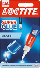 Loctite 1628817 Glass Bond, Glass Glue, Instant Super Glue for Glass, Easy to Use and Durable Clear Glue for Long-term Reusability, 1 x 3g