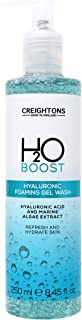 Creightons H2O Boost Hyaluronic Foaming Gel Wash, Gently removes makeup & impurities whilst hydrating the skin, Vegan Friendly, Cruelty Free, Dermatologically tested, 250ml