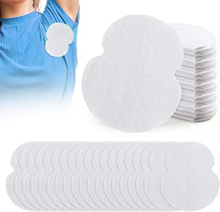 NITAIUN 40 Pcs Underarm Sweat Pads for Women and Men to Keep Underarm Dry and Clothes Clean Self Adhesive Armpit Shields Pads Sweat Absorbing Pads Armpit Underarm Shields Armpit Sweat Pad (40 Pcs)