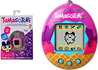 TAMAGOTCHI Original Bandai Tamagotchi Ice Cream Shell with Chain - The Original Virtual Reality Pet 429883NBNP, Pink (42922NBNP)