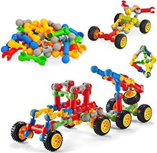 STEM Building Toys for 3-6 Year Old Boys Girls, Learning Toy Kit for 3 4 5 6 Kids Boy Educational Construction Toys Age 5 6 7 Birthday Gift Present for Toddlers Kid