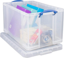 Really Useful Box 84 Litre Plastic Storage Box Clear