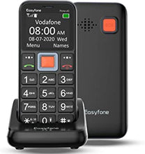 Easyfone Prime-A5 GSM Big Button Mobile Phone, Easy-to-Use Sim-Free Senior Cell Phone for Elderly with Charging Dock