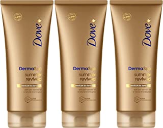 Dove Derma Spa Summer Revived Medium to Dark Skin Body Lotion 200ml (PACK OF 3)