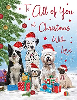 Traditional (Cute) Christmas Card to All of You - 8 x 6 inches - Regal Publishing, C85349