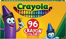 Crayola Classic Color Crayons in Flip-Top Pack with Sharpener, 96 Colors, Gift for Kids