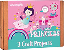 jackinthebox Princess Themed Arts and Crafts for Girls | Make a Cape, Tiara and Wand | Best Gift for Girls Ages 4 5 6 7 8 Years | 3 Craft Projects in 1 Box