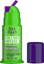 Bed Head by TIGI - Curls Rock Amplifier Curly Hair Cream - Hair Products For Defined Curls - Travel Size - 43ml