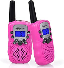 Upgrow Walkie Talkies 8 Channel 2 Way Radio Kids Toys Wireless 0.5W PMR446 Long Distance Range Walkie Talkie for Field Survival Biking and Hiking (T388-Pink)