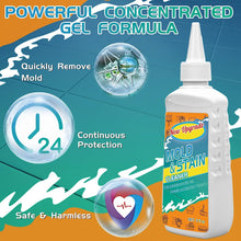 Sugemur Mould Remover, Large Capacity Mould Remover Gel, Household Mildew Removal, Mould and Mildew Cleaner for Toilet Washing Machine Seal Bathroom Kitchen Sink Tile Grout Stains (1pack)